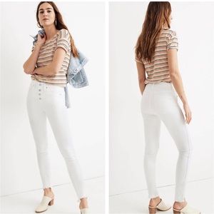 *Madewell NWT 10" High-Rise Skinny crop